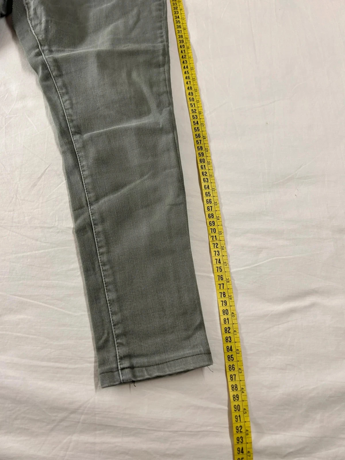 Grijze vintage obiettivo denim jeans – photo 4